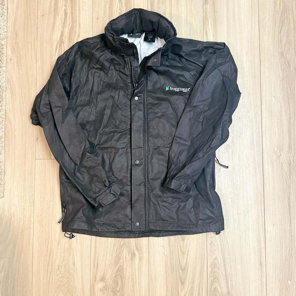 Frogg Toggs Men's Rain Jacket, Black, Size S